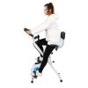 Home Folding Exercise Bike White