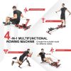 Adjustable Tension 4 in 1 Folding Rowing Machine