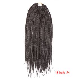 Crochet Hair Senegal Box Braids Braid Hair Extension (Option: S4-18Inch-3Pcs)