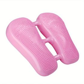 1pc Trendy Stepper; Mini Inflatable Balance Stepper Exercise Stepper For Women Home Gym Equipment (Color: PINK)